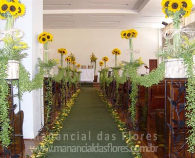 Decoração de Girassóis