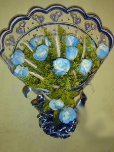 Bouquet de Rosas Azuis