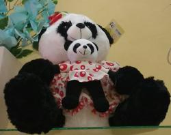 Pelúcia Panda Mamãe e Filhinho